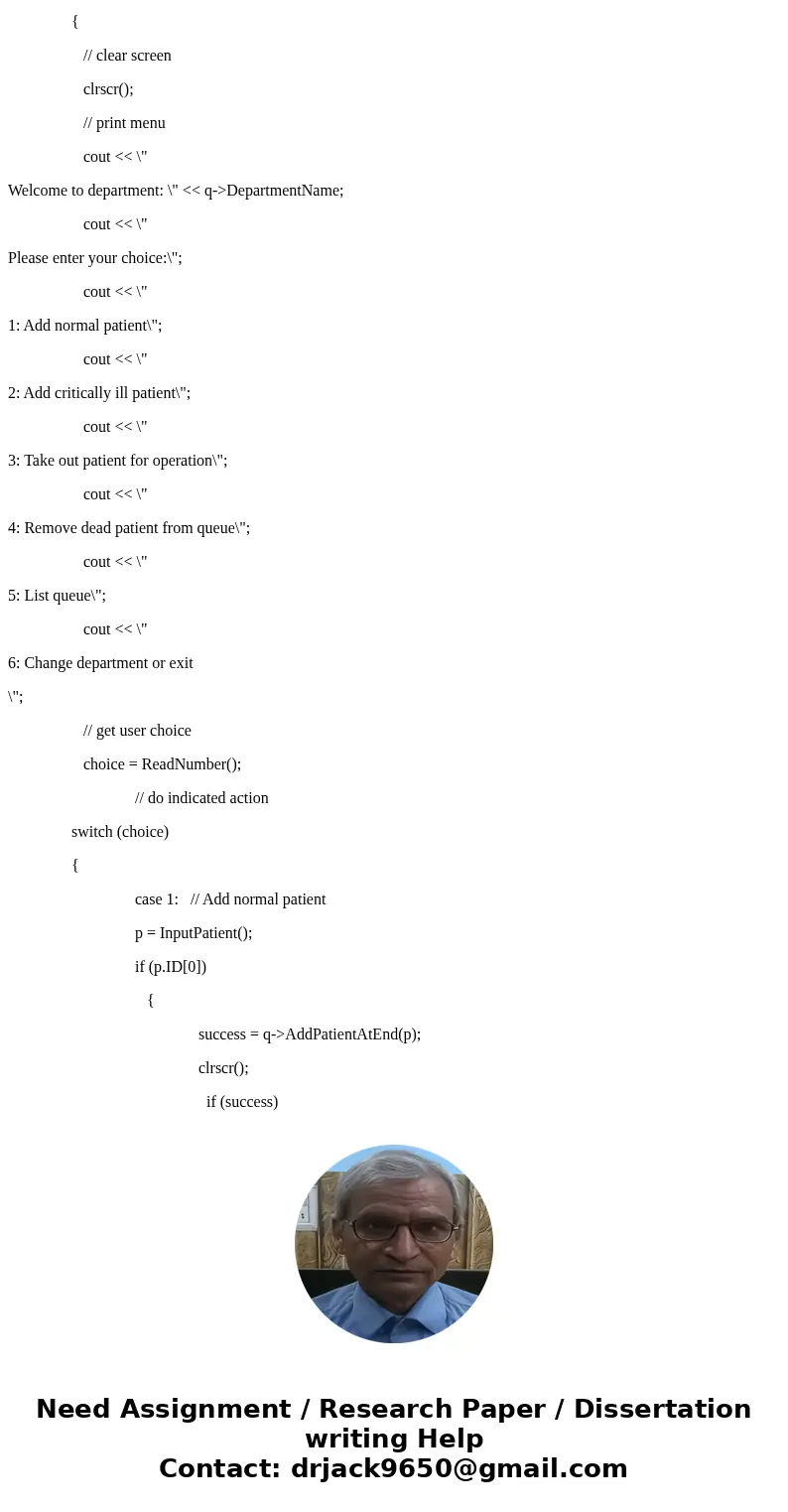 programming Code in C that loops requesting information about patients and inserting the information into a linked list: call a function responsible for allocat programming Code in C that loops requesting information about patients and inserting the information into a linked list: call a function responsible for allocat