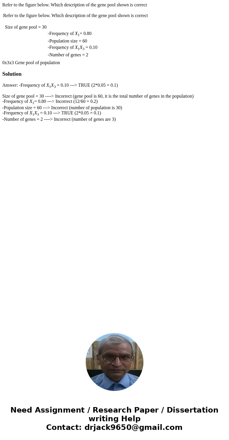 Refer to the figure below. Which description of the gene pool shown is correct Refer to the figure below. Which description of the gene pool shown is correct Si