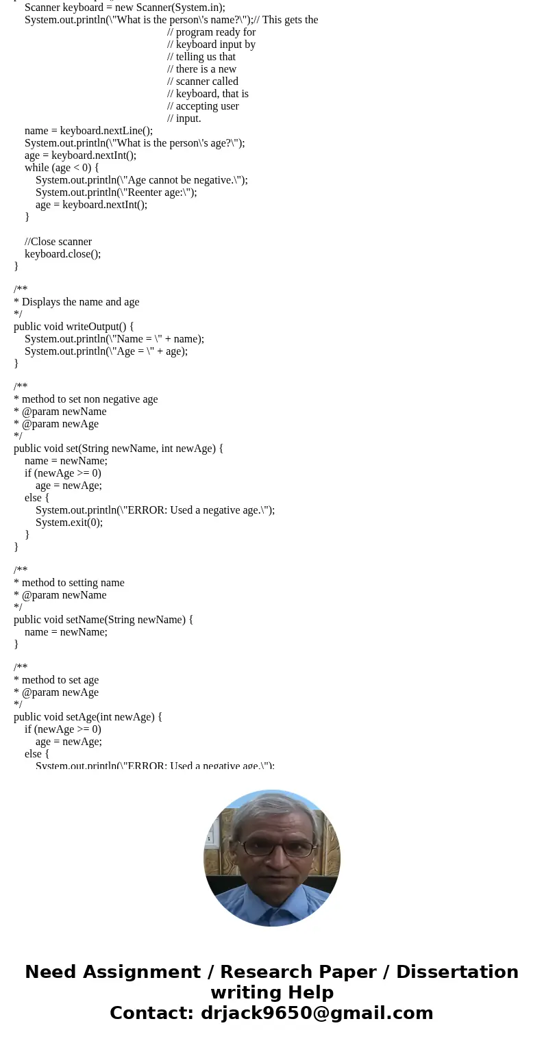 Repeat Programming Project 2 in Chapter 5. This time, add the following four constructor methods: one for each instance variable, one with two parameters for th Repeat Programming Project 2 in Chapter 5. This time, add the following four constructor methods: one for each instance variable, one with two parameters for th