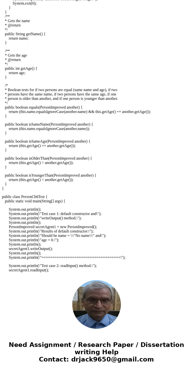 Repeat Programming Project 2 in Chapter 5. This time, add the following four constructor methods: one for each instance variable, one with two parameters for th Repeat Programming Project 2 in Chapter 5. This time, add the following four constructor methods: one for each instance variable, one with two parameters for th