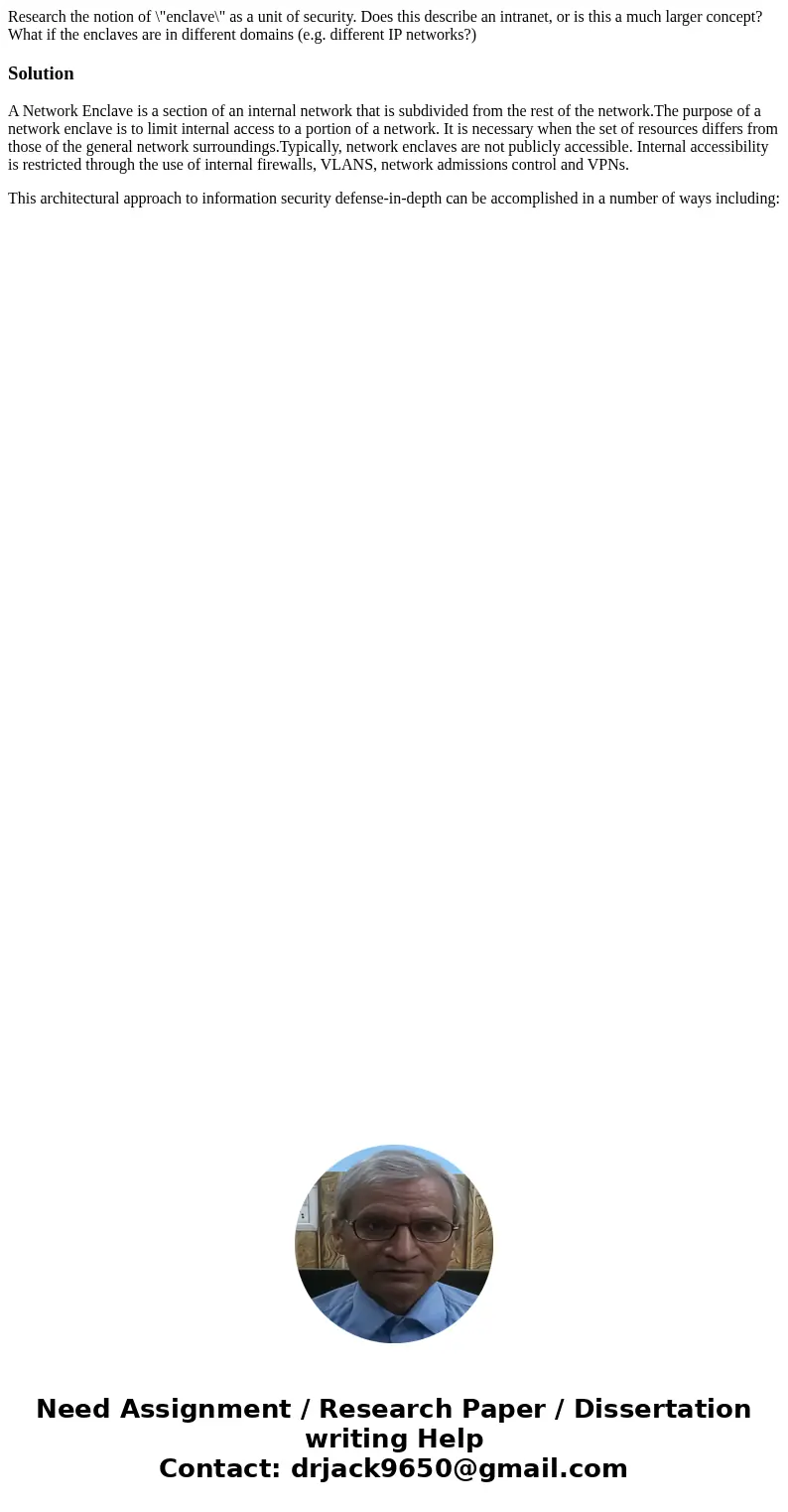  Research the notion of \