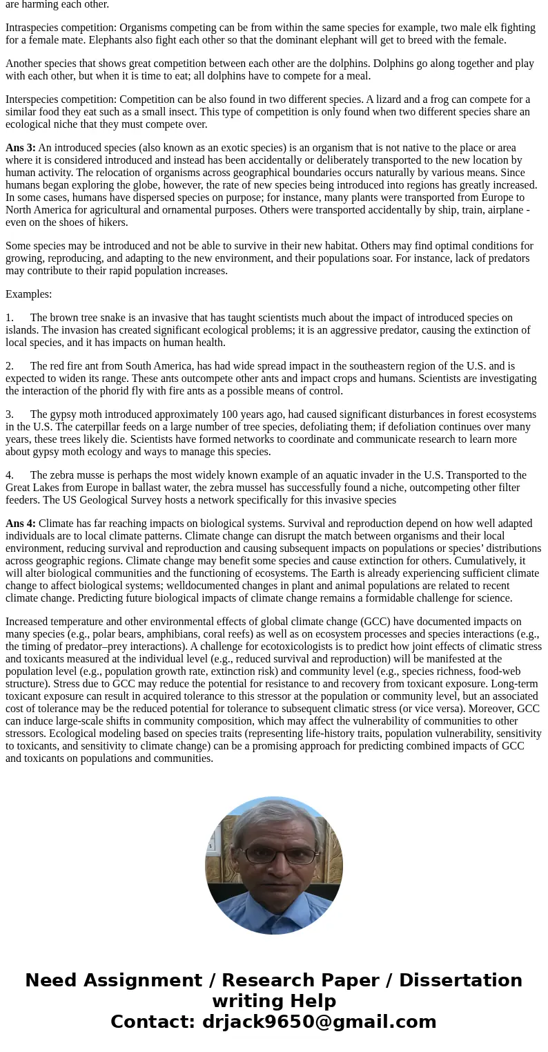 STATEMENT: Communities are composed of populations of organisms that interact in complex ways. HOW WOULD EACH OF THE FOLLOWING APPLY TO THE ABOVE STATEMENT? PRO STATEMENT: Communities are composed of populations of organisms that interact in complex ways. HOW WOULD EACH OF THE FOLLOWING APPLY TO THE ABOVE STATEMENT? PRO