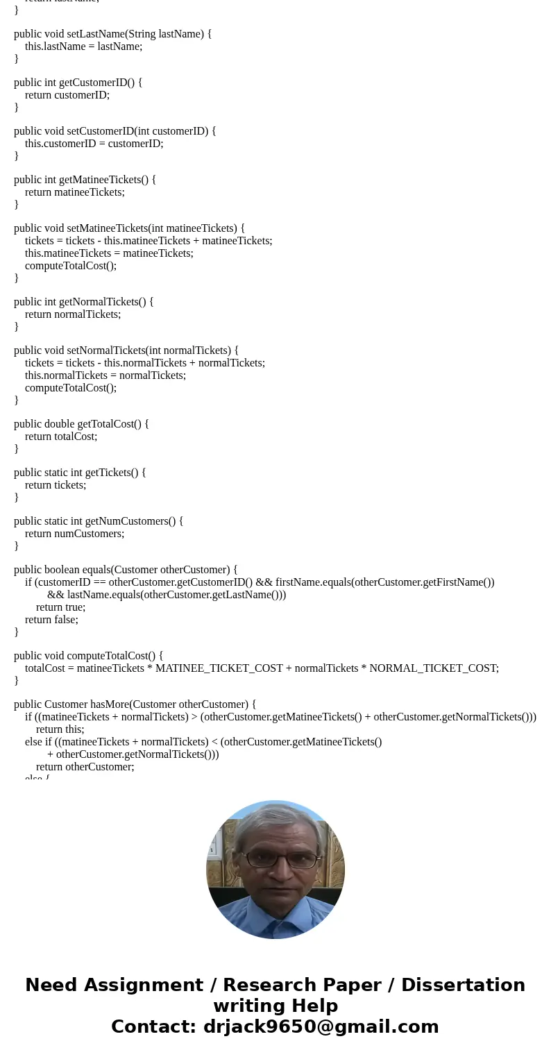 The last two photos are assignment6.java, please help me to follow the sample out to solve this java work! Thank you very much! any of the following methods, po The last two photos are assignment6.java, please help me to follow the sample out to solve this java work! Thank you very much! any of the following methods, po