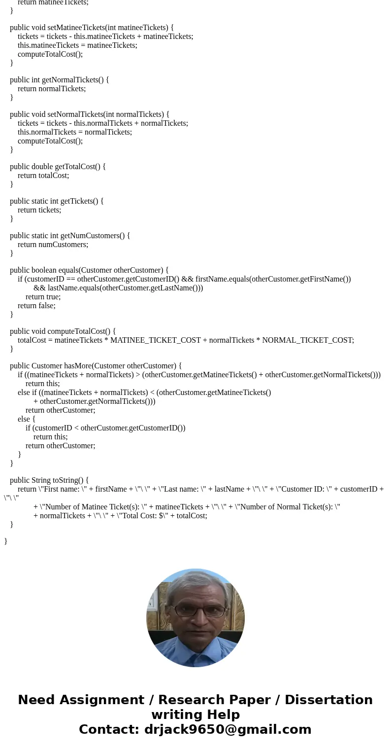The last two photos are assignment6.java, please help me to follow the sample out to solve this java work! Thank you very much! any of the following methods, po The last two photos are assignment6.java, please help me to follow the sample out to solve this java work! Thank you very much! any of the following methods, po