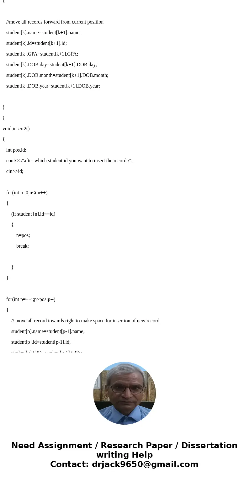  This is my code but not complete, please complete my code related by lab#4 And i wans results for output in black screen. #include<iostream> #include<