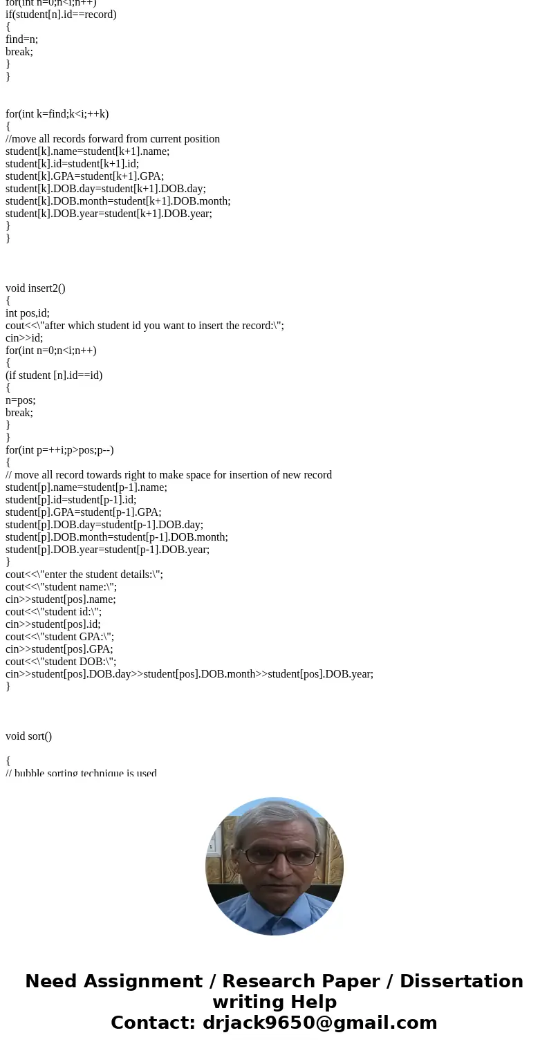  This is my code but not complete, please complete my code related by lab#4 And i wans results for output in black screen. #include<iostream> #include<