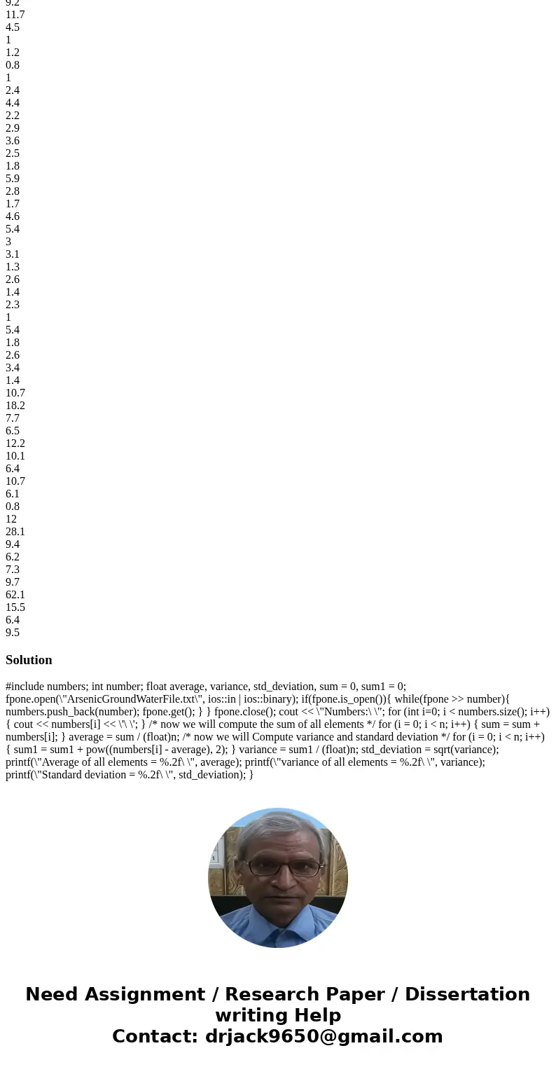 Write a program that computes the central tendencies mean (average), mode, median and the variation: variance, standard deviation and range for a set of numbers