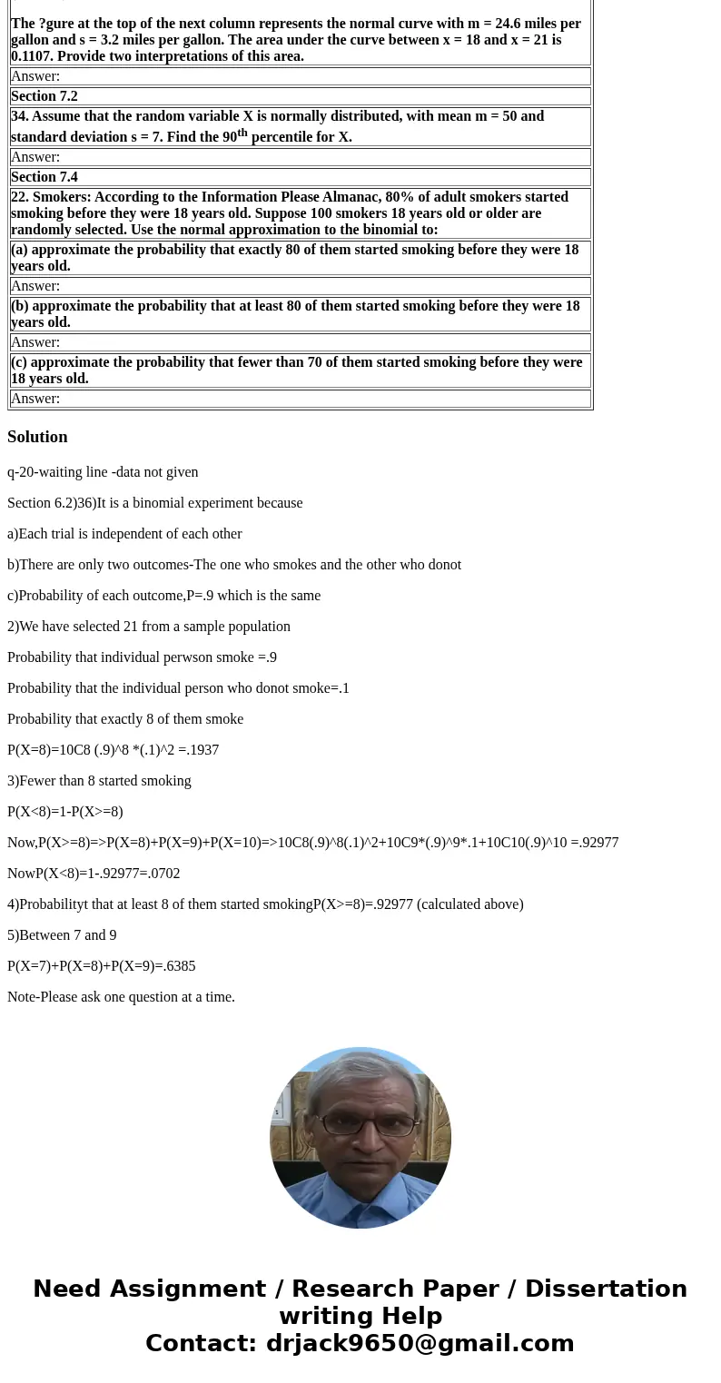 20. Waiting in Line: A Wendy’s manager performed a study to determine a probability distribution for the number of people, X, waiting in line during lunch. The  20. Waiting in Line: A Wendy’s manager performed a study to determine a probability distribution for the number of people, X, waiting in line during lunch. The