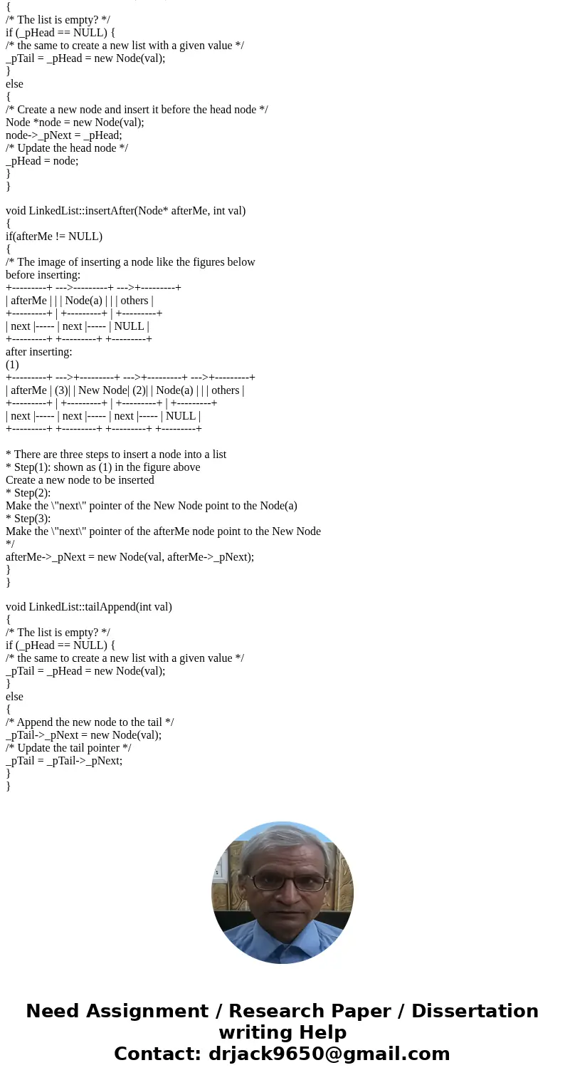 Create a link list. Add some nodes to it, search and delete nodes from it. Solution #include <iostream> #include <cstddef> using std::cout; using s  Create a link list. Add some nodes to it, search and delete nodes from it. Solution #include <iostream> #include <cstddef> using std::cout; using s