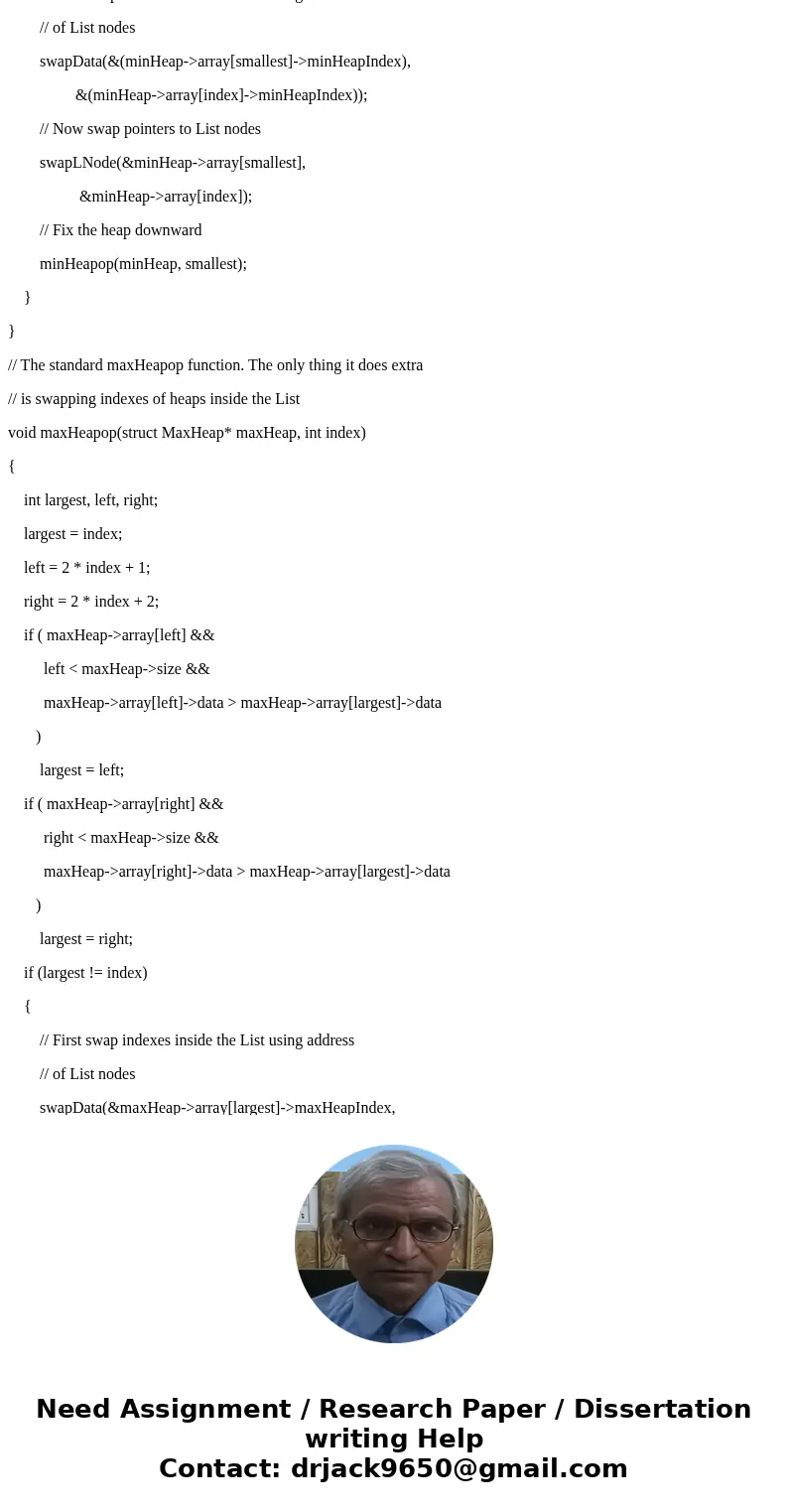 Describe a data structure that supports both removeMin() and removeMax() with O(log(n)) complexity. You need to show the implementation of insert(), removeMin(  Describe a data structure that supports both removeMin() and removeMax() with O(log(n)) complexity. You need to show the implementation of insert(), removeMin(