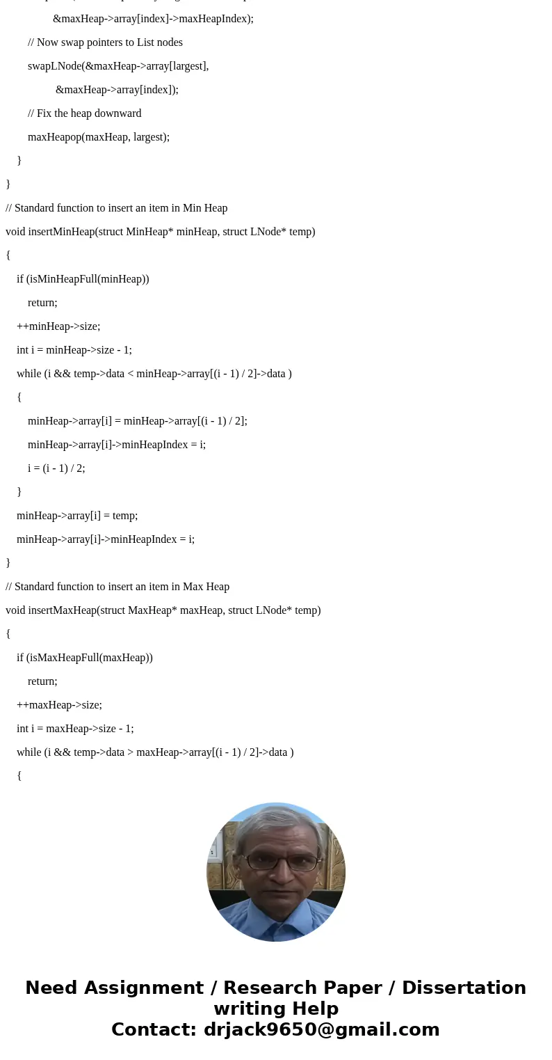 Describe a data structure that supports both removeMin() and removeMax() with O(log(n)) complexity. You need to show the implementation of insert(), removeMin(  Describe a data structure that supports both removeMin() and removeMax() with O(log(n)) complexity. You need to show the implementation of insert(), removeMin(
