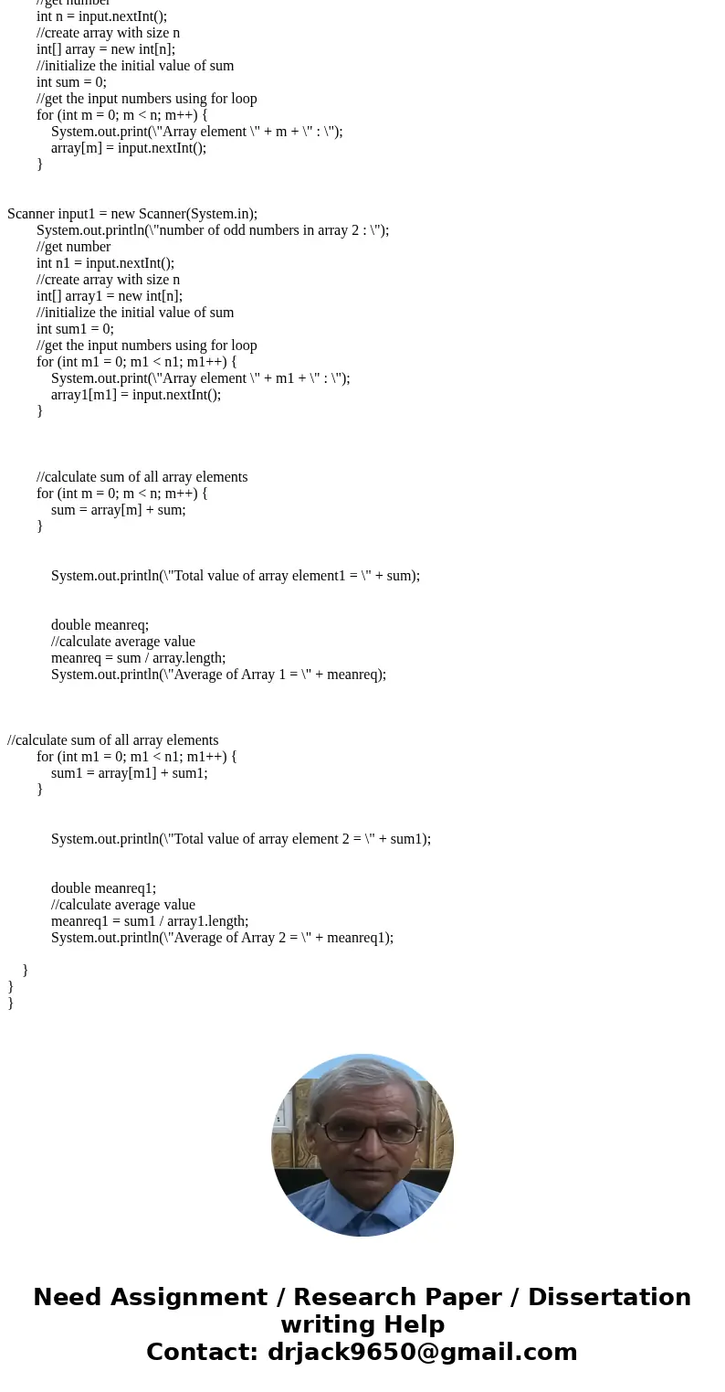 Design and implement an application called Mean.java that computes and prints the mean of two lists of integers coming from the same list that has n numbers: x0 Design and implement an application called Mean.java that computes and prints the mean of two lists of integers coming from the same list that has n numbers: x0