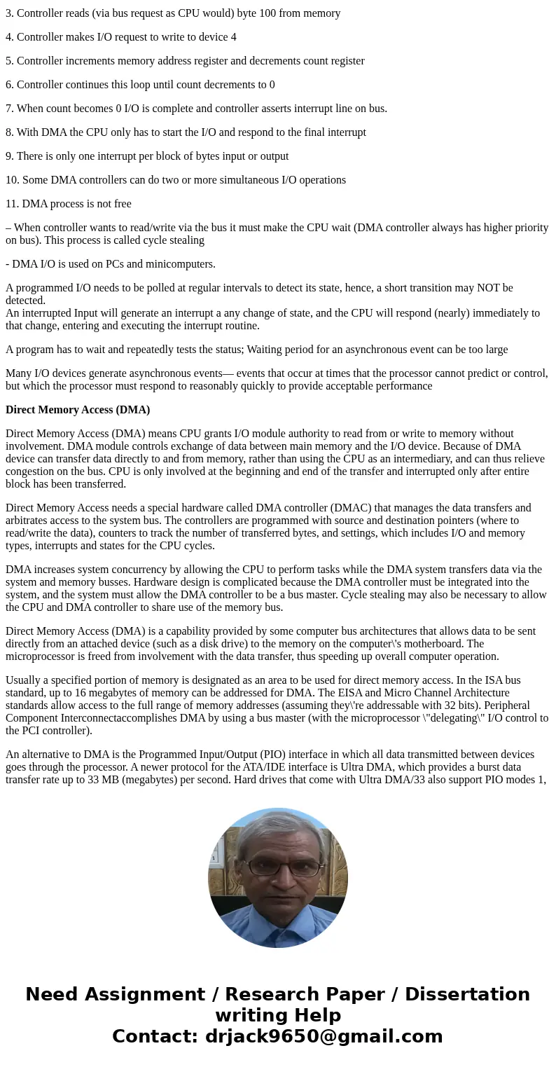 discuss the drawbacks of programmed and interrupt driven i/o and describe in general the functionality of the DNASolutionProgrammed I/O Programmed I/O (PIO) ref discuss the drawbacks of programmed and interrupt driven i/o and describe in general the functionality of the DNASolutionProgrammed I/O Programmed I/O (PIO) ref