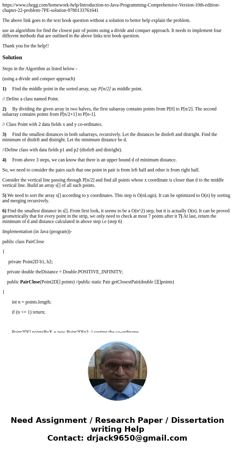 https://www.chegg.com/homework-help/Introduction-to-Java-Programming-Comprehensive-Version-10th-edition-chapter-22-problem-7PE-solution-9780133761641 The above  https://www.chegg.com/homework-help/Introduction-to-Java-Programming-Comprehensive-Version-10th-edition-chapter-22-problem-7PE-solution-9780133761641 The above