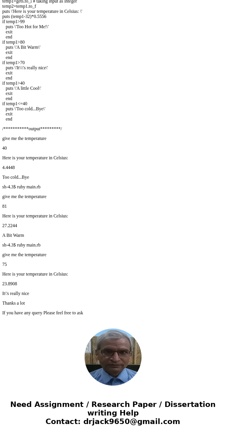 I\'m trying to write this code in Ruby for a program I\'m trying to run, but I\'m having trouble getting it to execute properly. There are different messages th I\'m trying to write this code in Ruby for a program I\'m trying to run, but I\'m having trouble getting it to execute properly. There are different messages th
