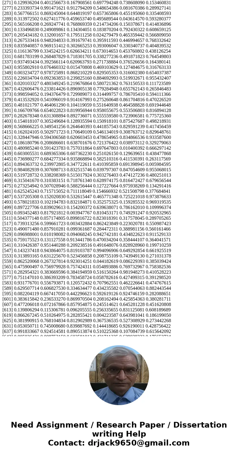 Imagine that there are 1,000 consumers. For each consumer, the willingness to pay for a widget is distributed uniformly over the interval [0,1] depending on the