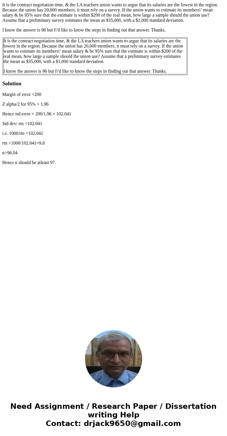 It is the contract negotiation time, & the LA teachers union wants to argue that its salaries are the lowest in the region. Because the union has 20,000 mem