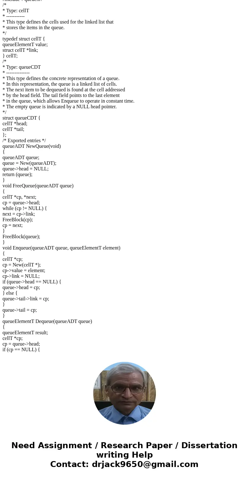 Now, you are asked to do the followings: 1. Add void ReverseQueue(queueADT queue); prototype into queue.h interface: 2. Implement this function under both array