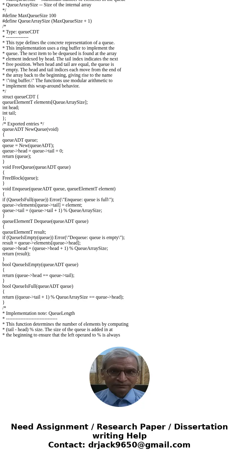Now, you are asked to do the followings: 1. Add void ReverseQueue(queueADT queue); prototype into queue.h interface: 2. Implement this function under both array