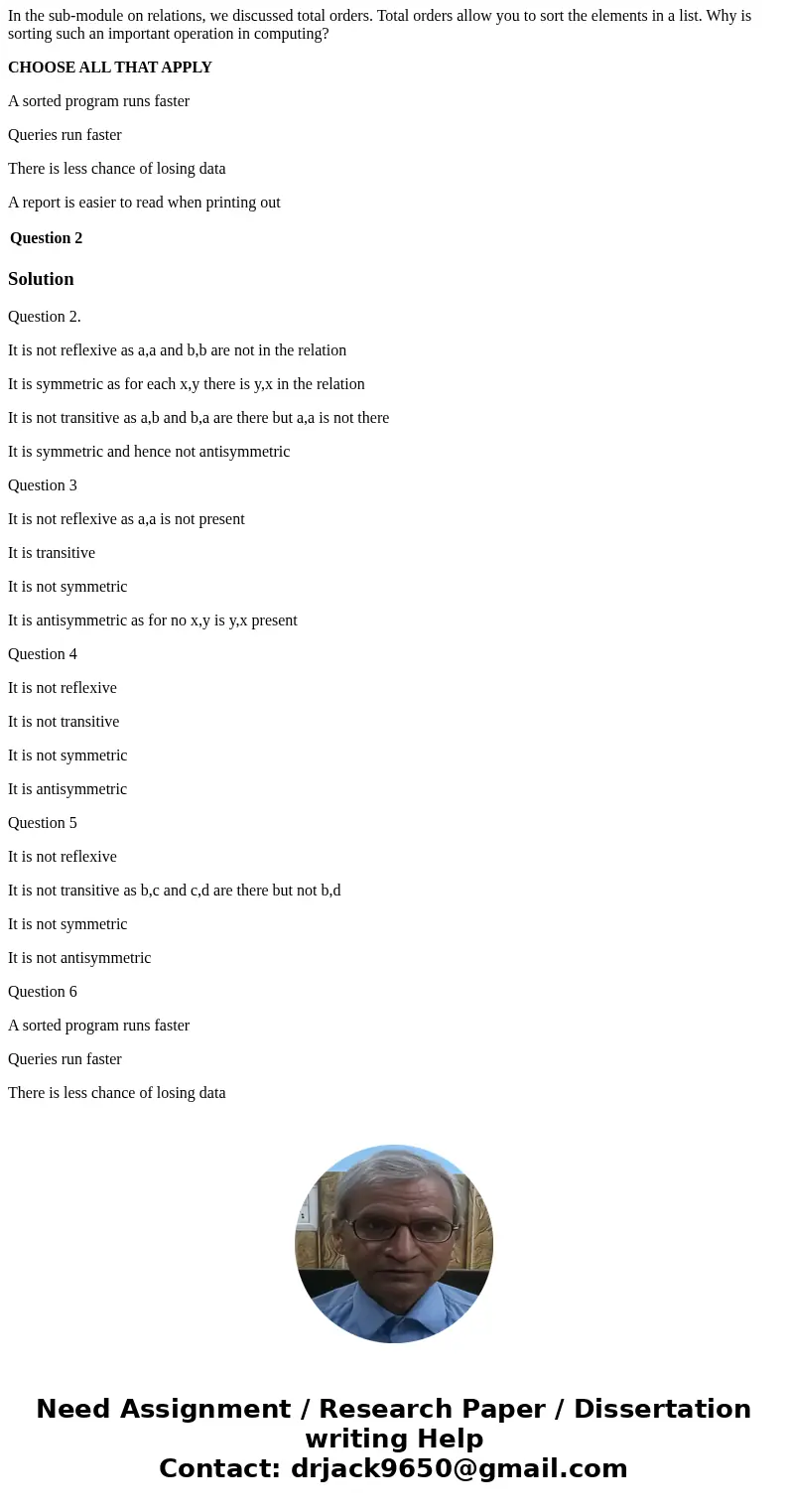 Please answer each question in its entireity. Select ALL THAT APPLY FOR EACH QUESTION. What are the proporties of the following relation { <a,b>, <b,a& Please answer each question in its entireity. Select ALL THAT APPLY FOR EACH QUESTION. What are the proporties of the following relation { <a,b>, <b,a&