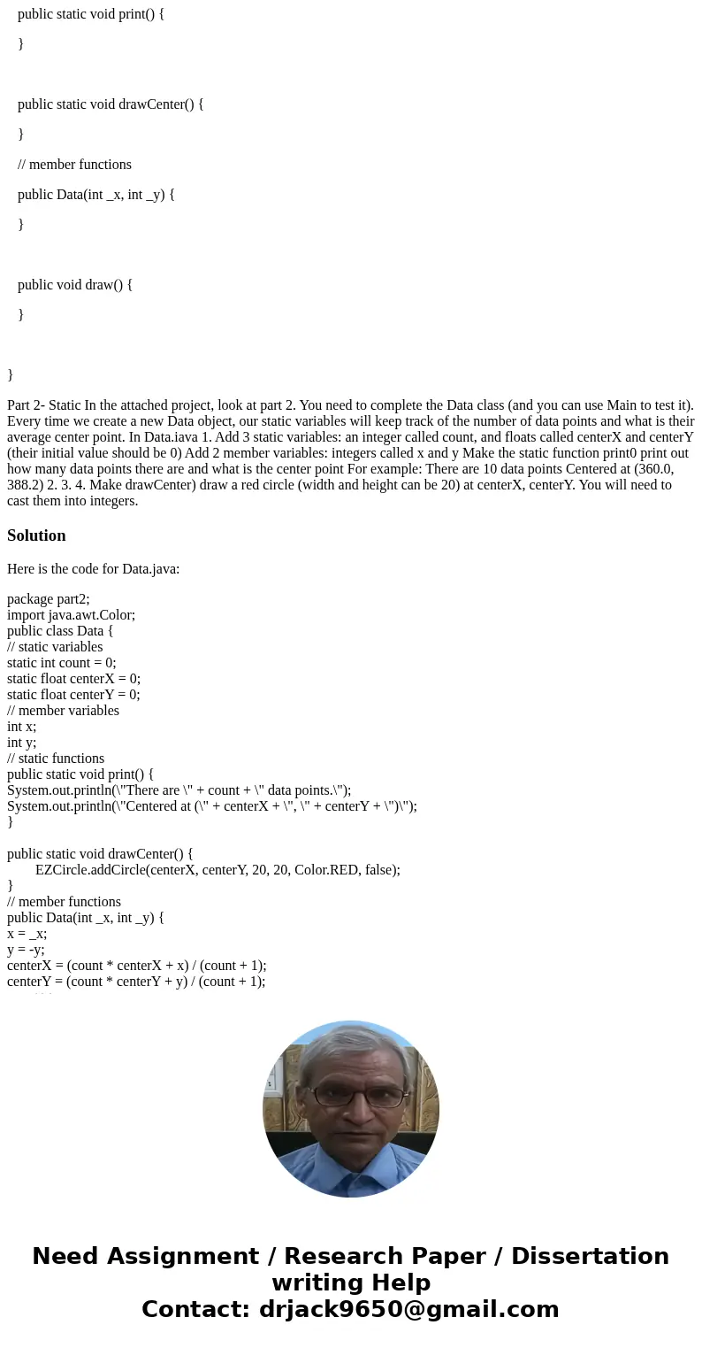 please send edited code Main.java package part2; import java.util.Random; public class Main { static final int NUM = 10; public static void main(String[] args) 