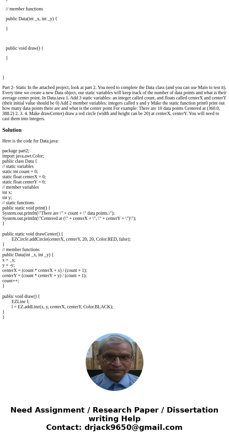 please send edited code Main.java package part2; import java.util.Random; public class Main { static final int NUM = 10; public static void main(String[] args) 