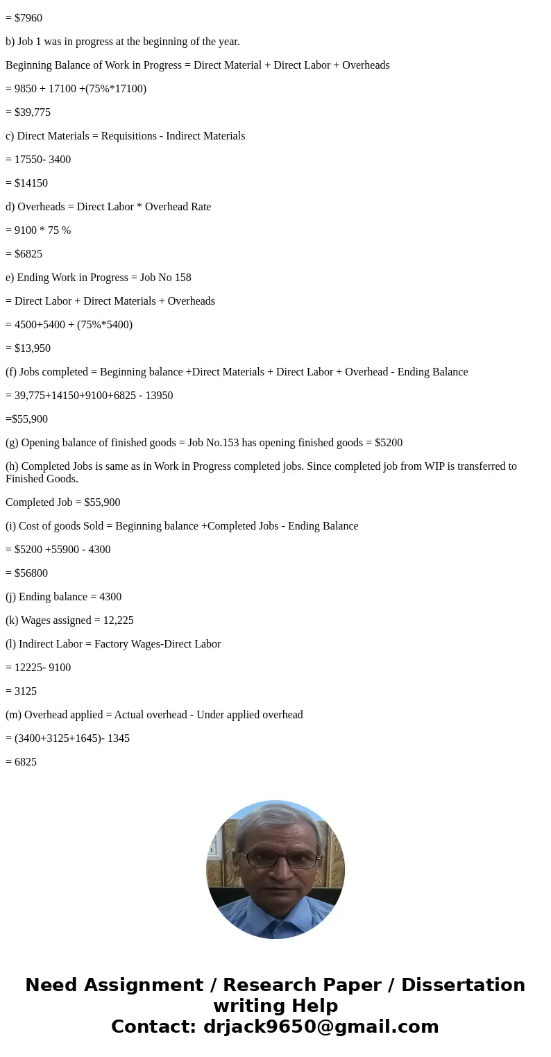 Problem 15-5A Phillips Corporation\'s fiscal year ends on November 30. The following accounts are found in its job order cost accounting system for the first m  Problem 15-5A Phillips Corporation\'s fiscal year ends on November 30. The following accounts are found in its job order cost accounting system for the first m