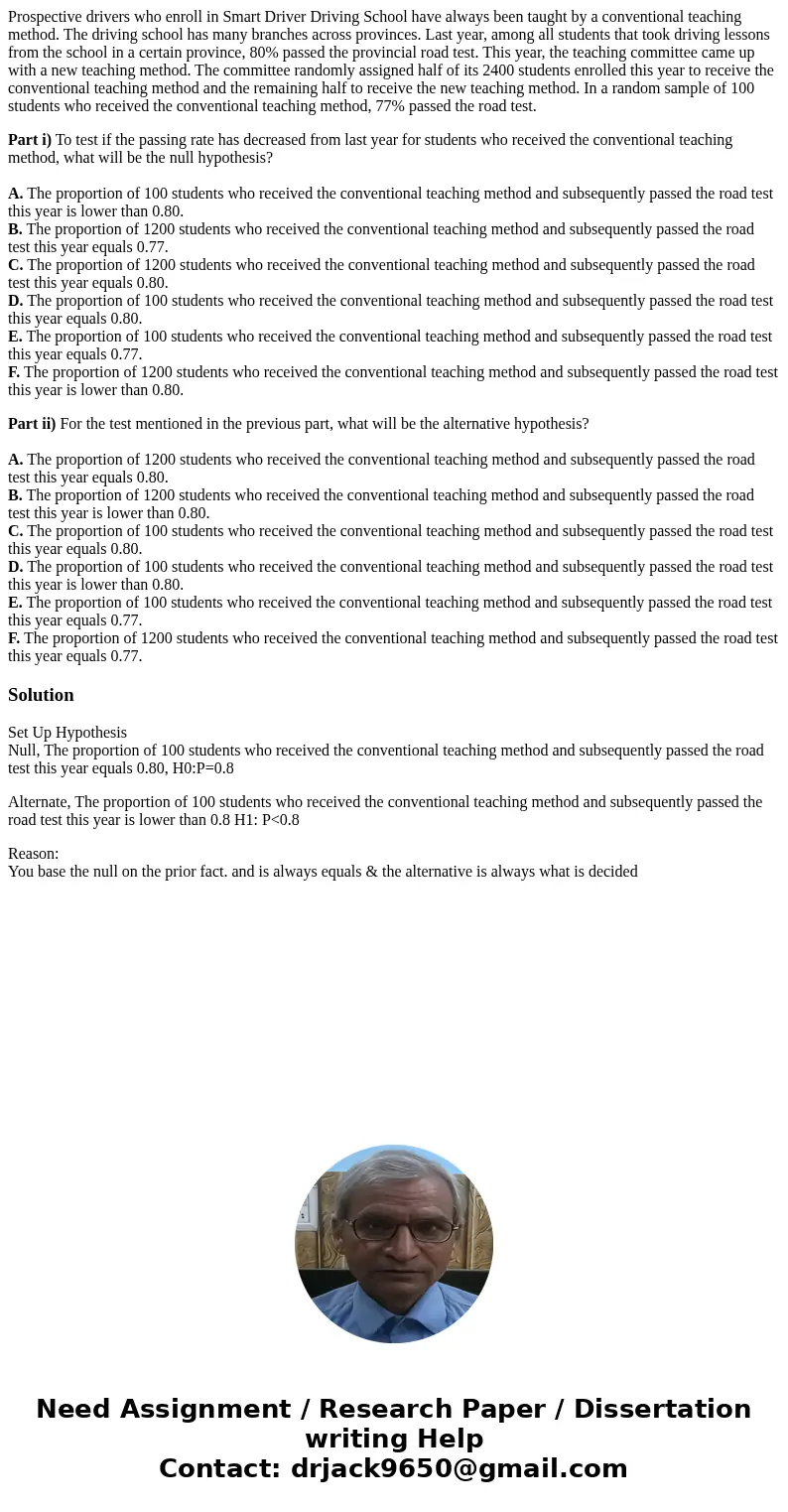 Prospective drivers who enroll in Smart Driver Driving School have always been taught by a conventional teaching method. The driving school has many branches ac Prospective drivers who enroll in Smart Driver Driving School have always been taught by a conventional teaching method. The driving school has many branches ac