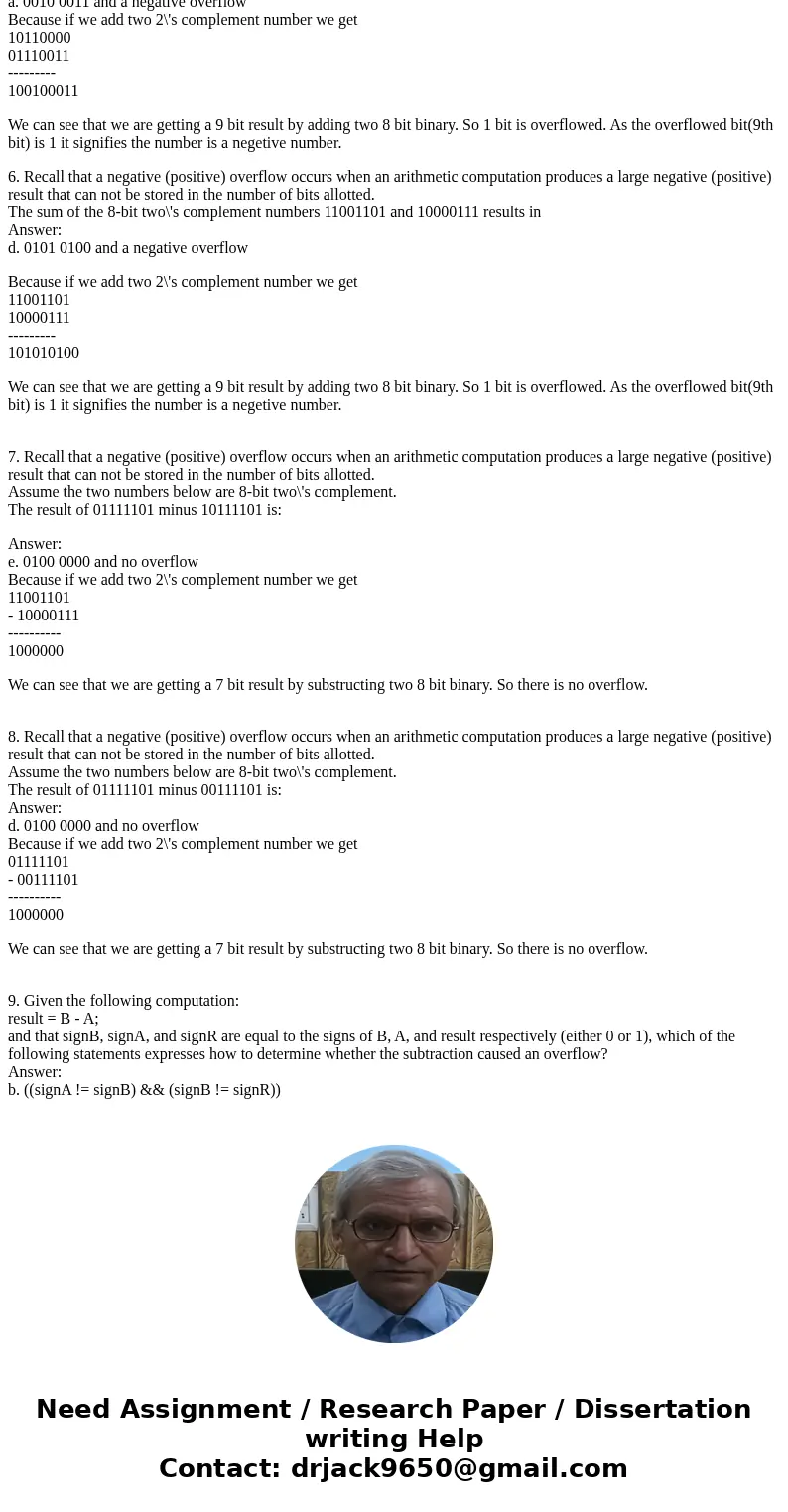 Question 1 Not yet answered Points out of 1.00 Flag question Question text Assuming two\'s complement representation and 8 bits, give the binary for -3. Answer: Question 1 Not yet answered Points out of 1.00 Flag question Question text Assuming two\'s complement representation and 8 bits, give the binary for -3. Answer: