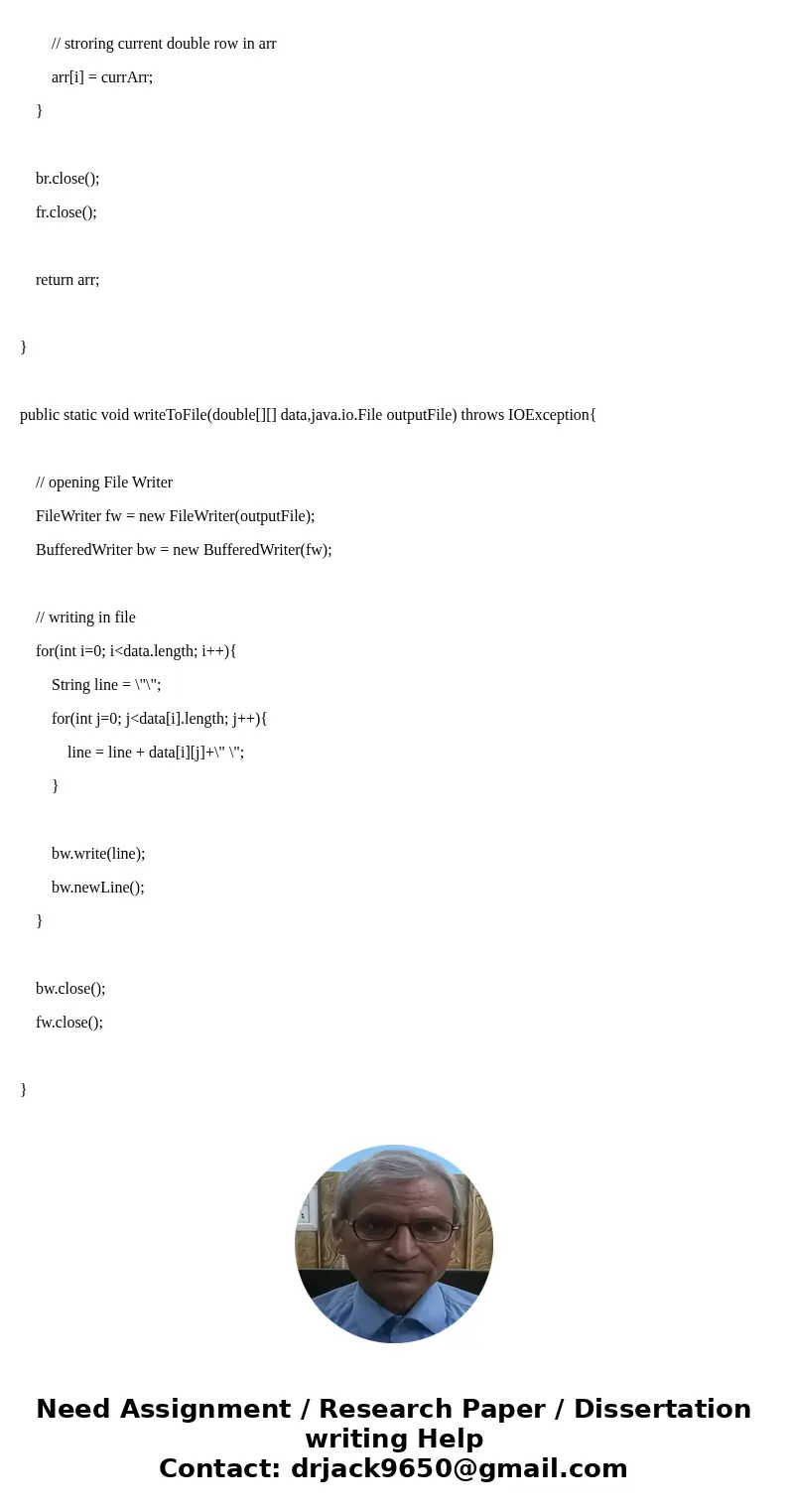 readFile Reads from a file and returns a ragged array of doubles The maximum rows is 10 and the maximum columns for each row is 10 Each row in the file is separ readFile Reads from a file and returns a ragged array of doubles The maximum rows is 10 and the maximum columns for each row is 10 Each row in the file is separ