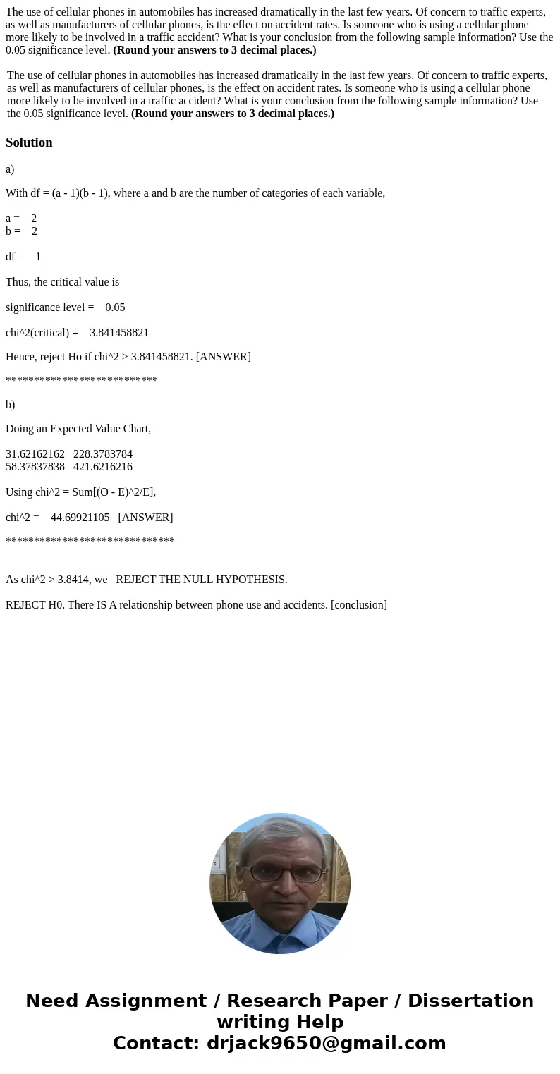The use of cellular phones in automobiles has increased dramatically in the last few years. Of concern to traffic experts, as well as manufacturers of cellular  The use of cellular phones in automobiles has increased dramatically in the last few years. Of concern to traffic experts, as well as manufacturers of cellular