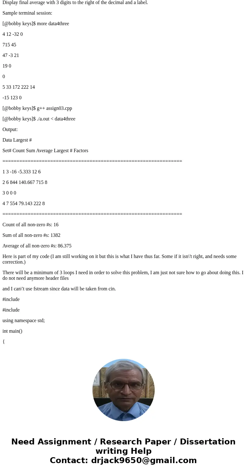 This is a C++ assignment that I\'m trying to create and would like some help understanding while loops, with possible integration of for loops and if statements This is a C++ assignment that I\'m trying to create and would like some help understanding while loops, with possible integration of for loops and if statements