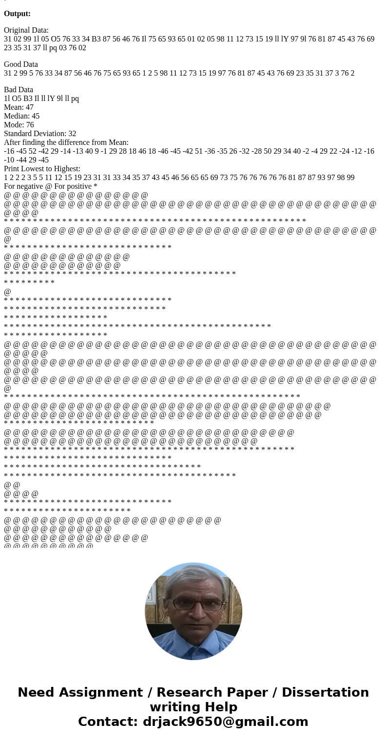 Using C++ and codeblocks: This assignment is to demonstrate the use of FUNCTIONS and ARRAYS. Write a program that meets the following requirements: 1. Read in a Using C++ and codeblocks: This assignment is to demonstrate the use of FUNCTIONS and ARRAYS. Write a program that meets the following requirements: 1. Read in a