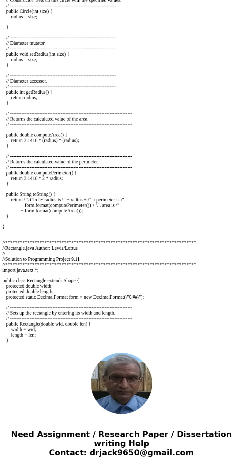(1)Objective: Implement java.util.Comparator to determine the order of arbitrary objects. (1 points) Write a java program to determine the order of two shape ob (1)Objective: Implement java.util.Comparator to determine the order of arbitrary objects. (1 points) Write a java program to determine the order of two shape ob