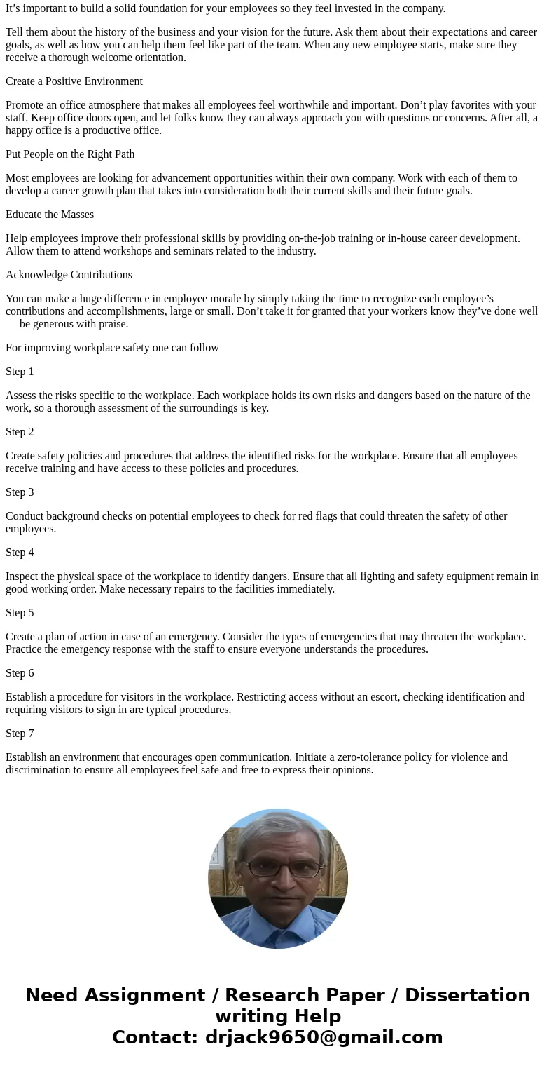  #8 You are a consultant hired by a small company (24 total employees) which does auto- Body repairs. The company started as a small family business and expande