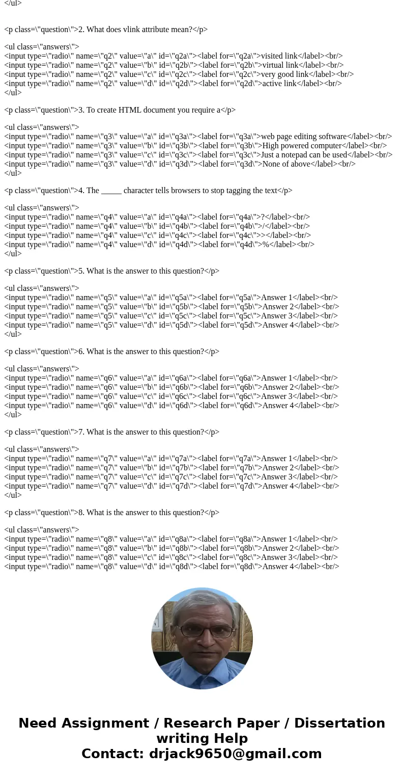 •Create a folder named Project in your All_102Submissions folder to contain all of your files for the final project. •You will create exactly three web pages fo •Create a folder named Project in your All_102Submissions folder to contain all of your files for the final project. •You will create exactly three web pages fo