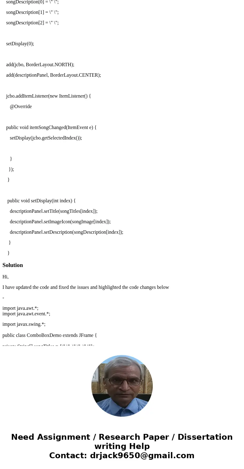 GUI Project in Java I can\'t figure out these errors: ComboBoxDemo.java:39: <anonymous ComboBoxDemo$1> is not abstract and does not override abstract meth GUI Project in Java I can\'t figure out these errors: ComboBoxDemo.java:39: <anonymous ComboBoxDemo$1> is not abstract and does not override abstract meth