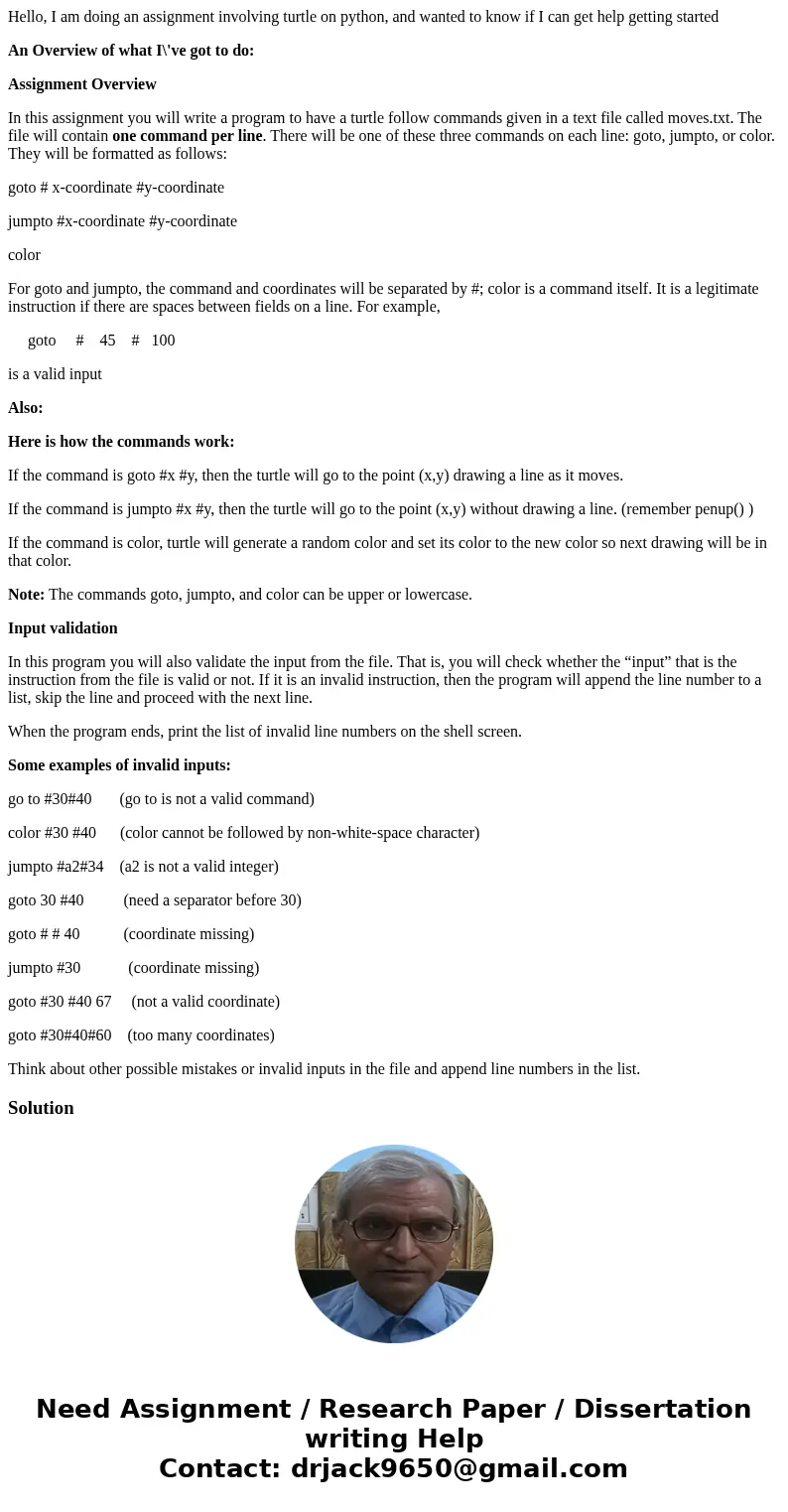 Hello, I am doing an assignment involving turtle on python, and wanted to know if I can get help getting started An Overview of what I\'ve got to do: Assignment Hello, I am doing an assignment involving turtle on python, and wanted to know if I can get help getting started An Overview of what I\'ve got to do: Assignment