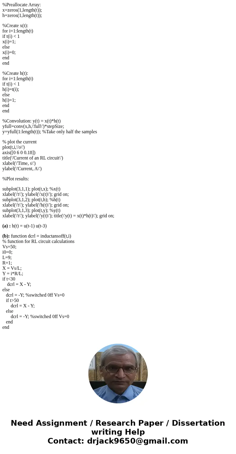 How can I modify the following MATLAB code to solve the problem on the picture? clc; clear; close all; %Definitions: tmin=0; tmax=8; stepSize=1e-3; %Create time How can I modify the following MATLAB code to solve the problem on the picture? clc; clear; close all; %Definitions: tmin=0; tmax=8; stepSize=1e-3; %Create time