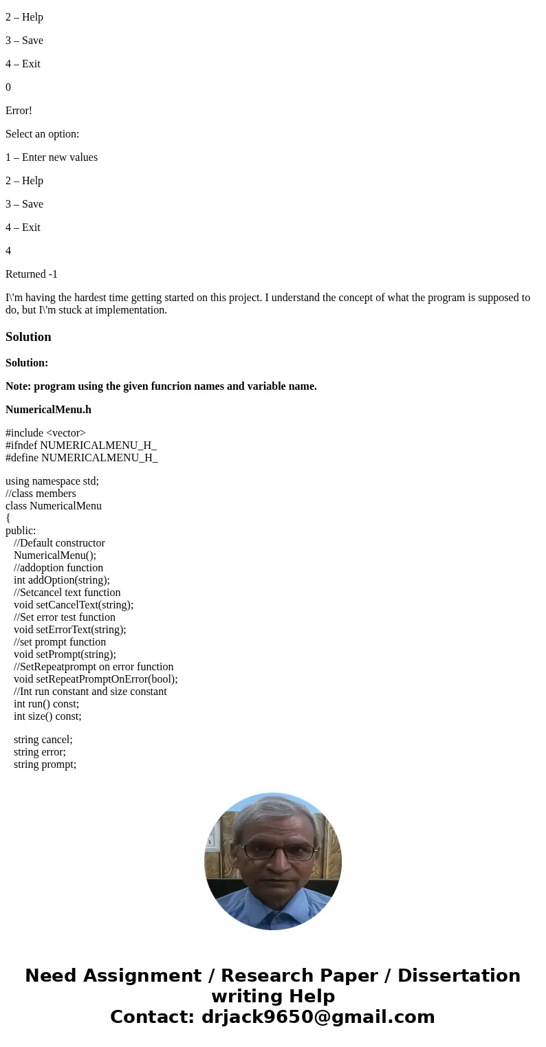HW2 – Constructing a Class Overview This homework assignment\'s purpose is to get you familiar with constructing classes in C++. Project data are included for t HW2 – Constructing a Class Overview This homework assignment\'s purpose is to get you familiar with constructing classes in C++. Project data are included for t