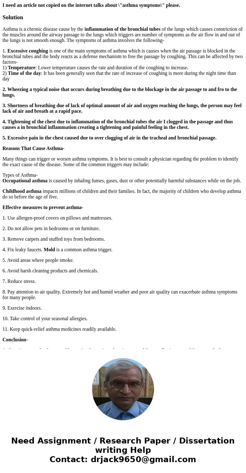 I need an article not copied on the internet talks about \