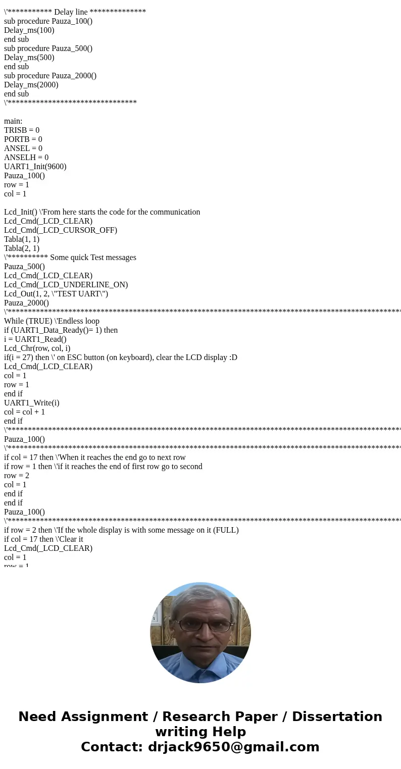 I need help with getting the UART message to recieve a communication on my LCD. I have done the UART message transmission test which I pasted below. Port C 11 - I need help with getting the UART message to recieve a communication on my LCD. I have done the UART message transmission test which I pasted below. Port C 11 -
