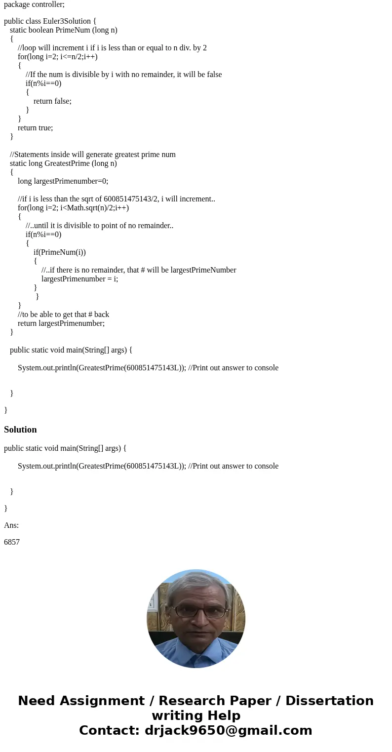 Java Eclipse - Euler 3 JUnit Test Case? I solved Euler 3 on java eclipse now I just need to create 2 JUnit test cases for my already existing code which should  Java Eclipse - Euler 3 JUnit Test Case? I solved Euler 3 on java eclipse now I just need to create 2 JUnit test cases for my already existing code which should