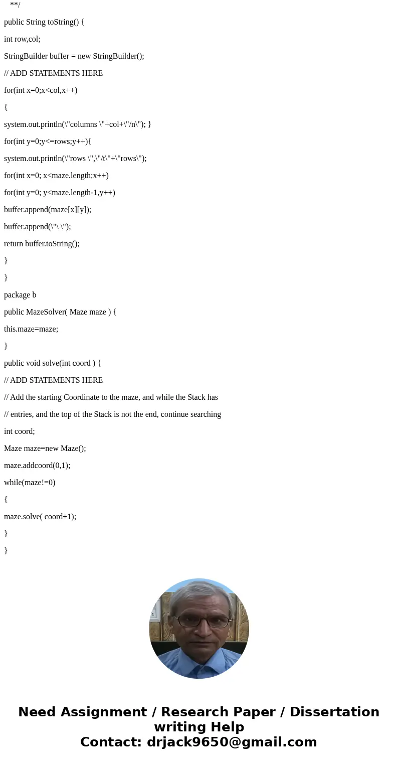 Java Question : help needed In the program \ Java Question : help needed In the program \