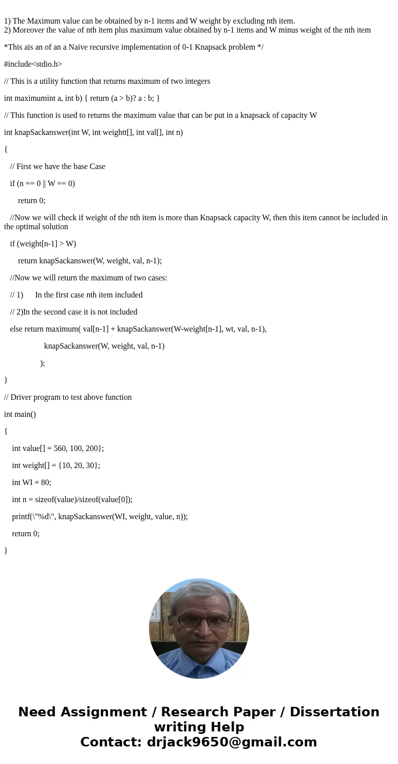 Provide an example instance of the fractional knapsack problem where a greedy strategy baesd on repeatedly choosing as much of the highest-benefit item as possi