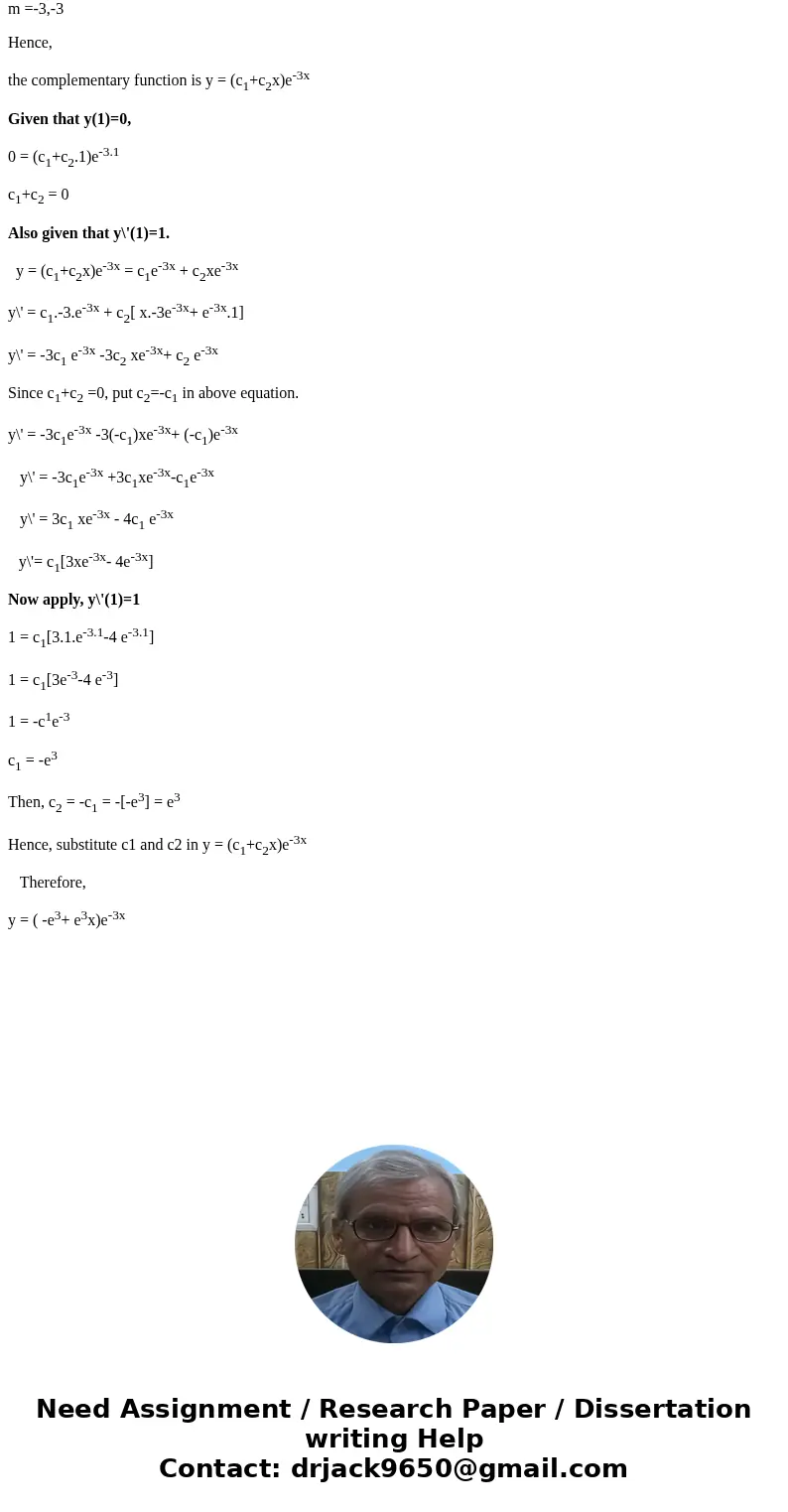 Solve the initial-value problem y\