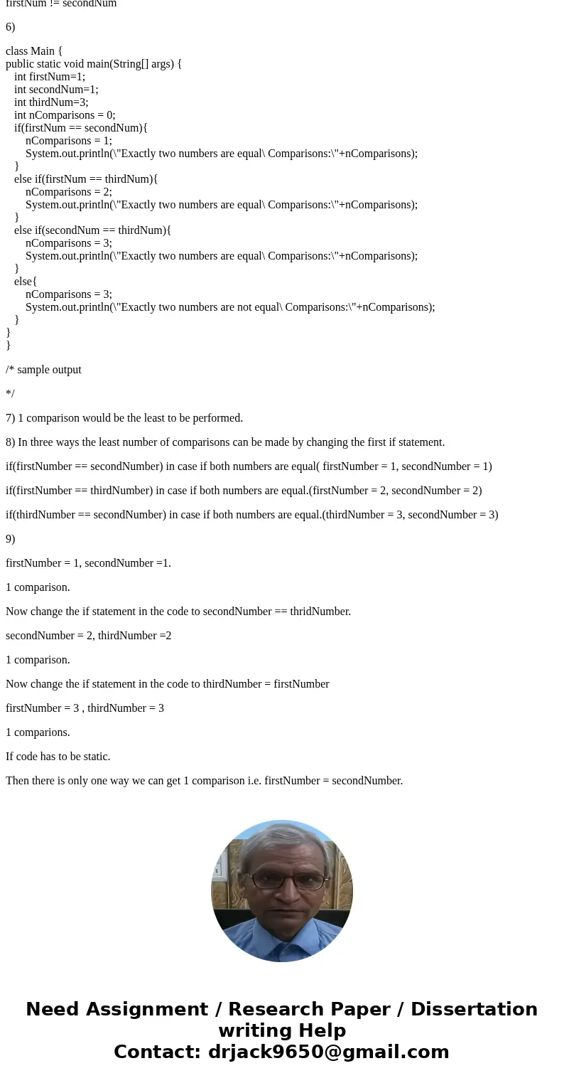 Suppose firstNum, secondNum and thirdNum are three integer variables. In how many ways can exactly two of these numbers be equal? Be very precise about all the  Suppose firstNum, secondNum and thirdNum are three integer variables. In how many ways can exactly two of these numbers be equal? Be very precise about all the