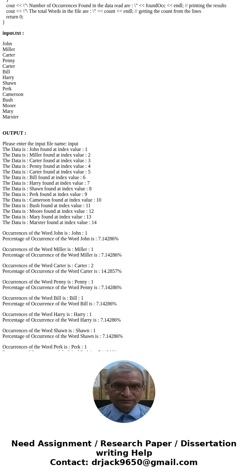 Tffff The program needs to be in C++ and part 1 of the assignment is already done. The only difference is that the appropriate text files that will be used for  Tffff The program needs to be in C++ and part 1 of the assignment is already done. The only difference is that the appropriate text files that will be used for