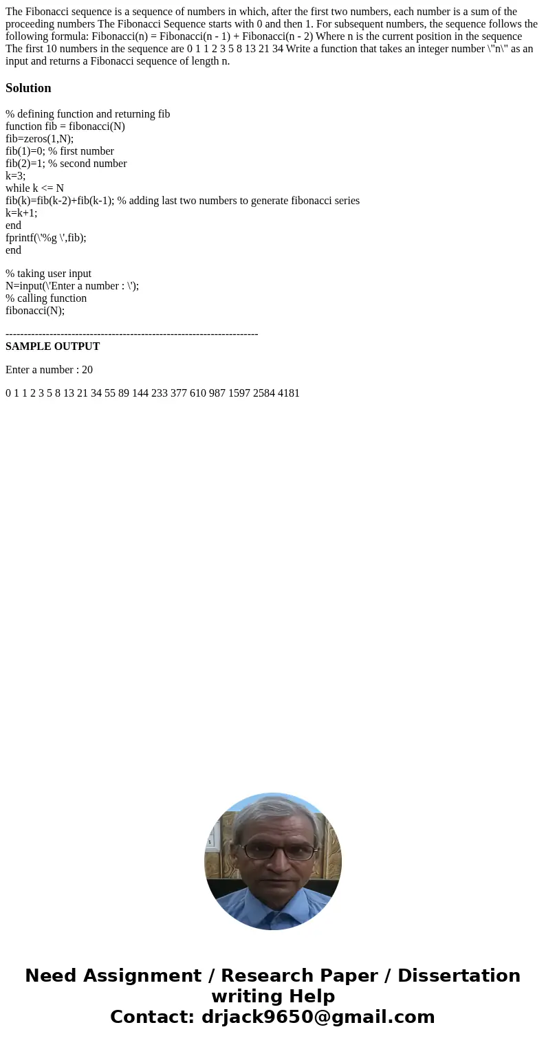 The Fibonacci sequence is a sequence of numbers in which, after the first two numbers, each number is a sum of the proceeding numbers The Fibonacci Sequence st  The Fibonacci sequence is a sequence of numbers in which, after the first two numbers, each number is a sum of the proceeding numbers The Fibonacci Sequence st