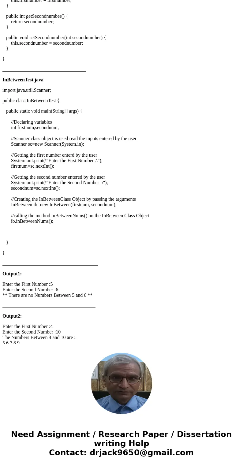 Write an application that prompts a user for two integers and displays even- integer between them. Display a message it there are no integers between the enter  Write an application that prompts a user for two integers and displays even- integer between them. Display a message it there are no integers between the enter